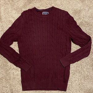 Club Room Men's Crewneck Sweater - Deep Burgundy